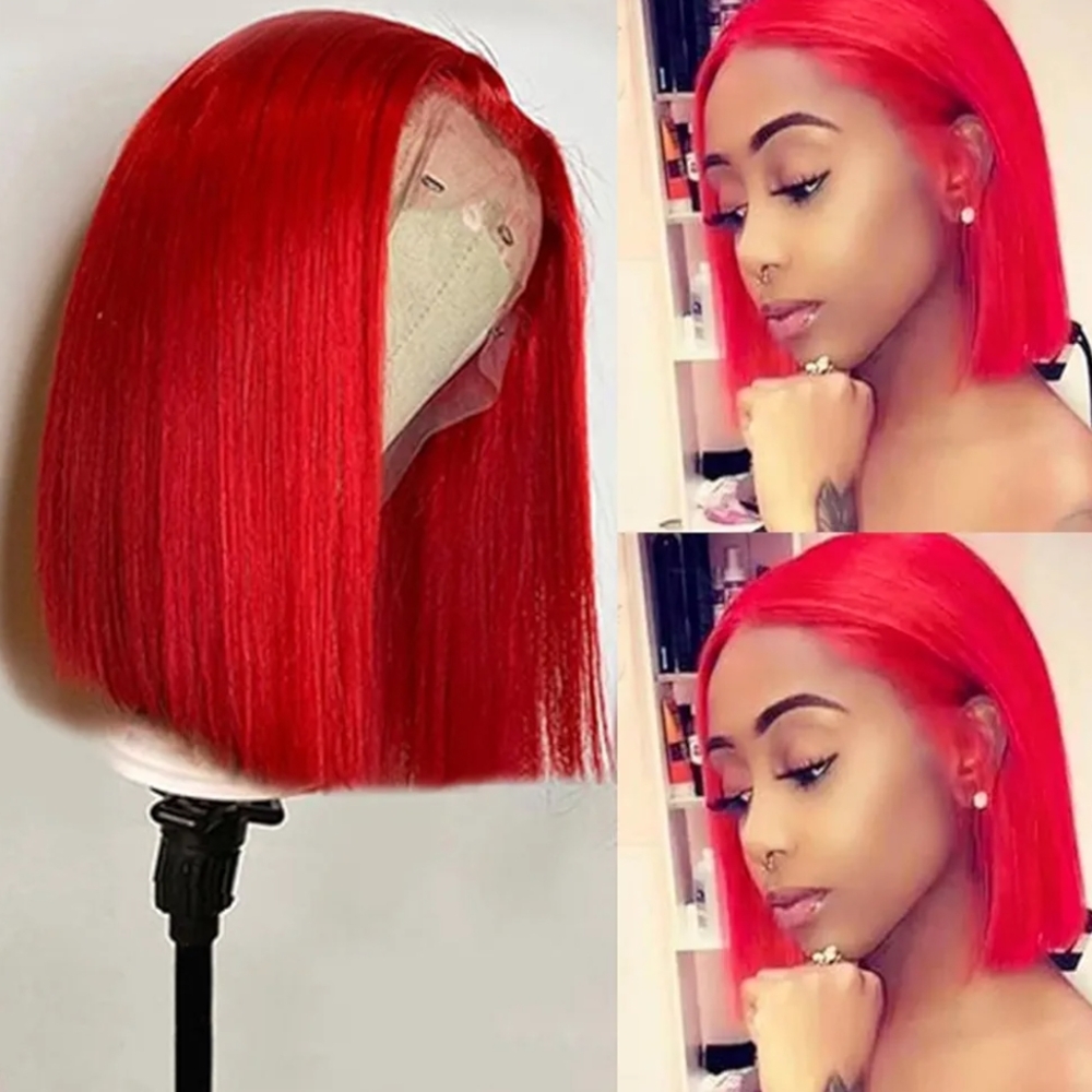 Vibrant Red Women's Hair Wig